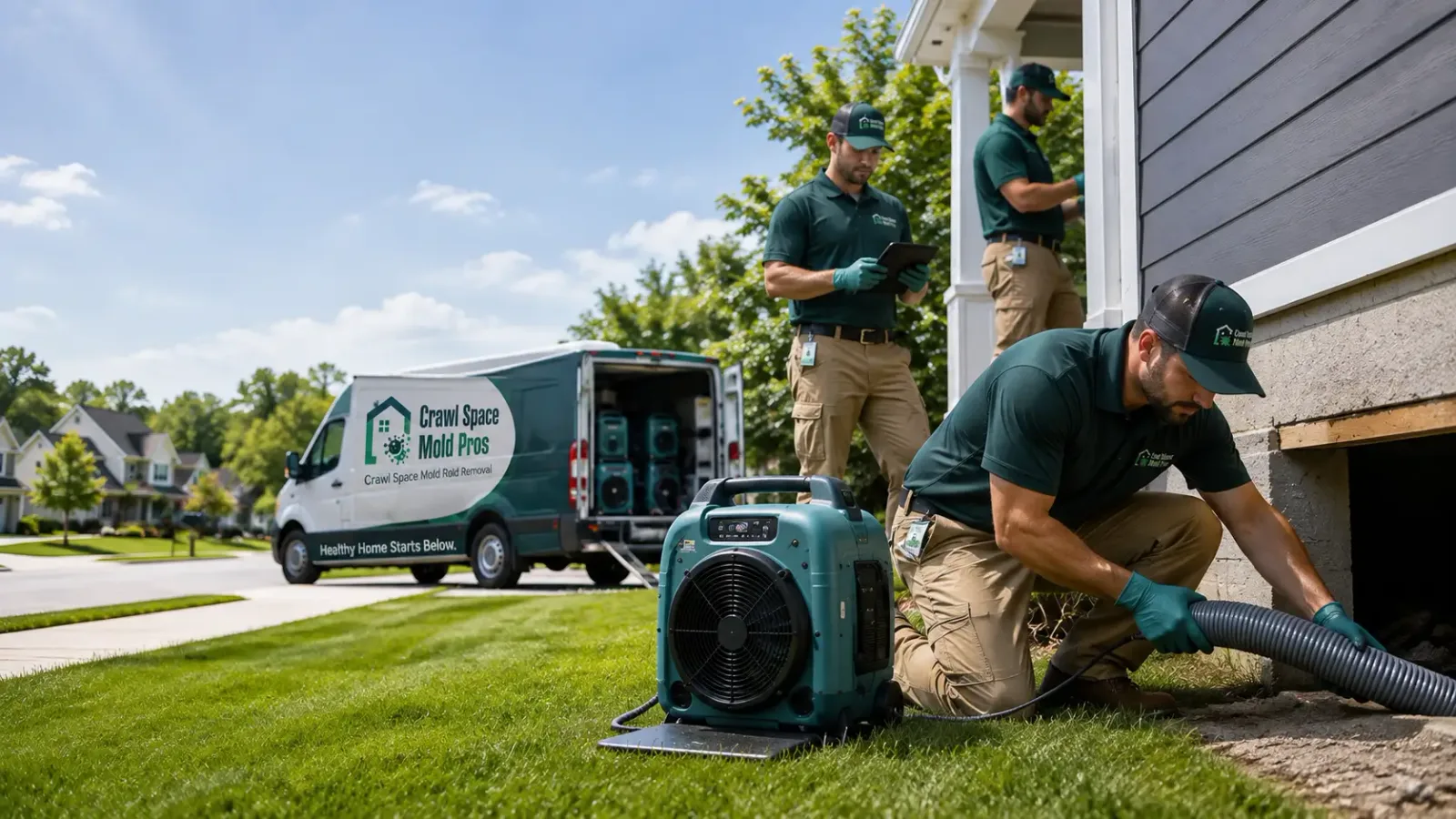 Crawl Space Mold Removal in Templeton, PA